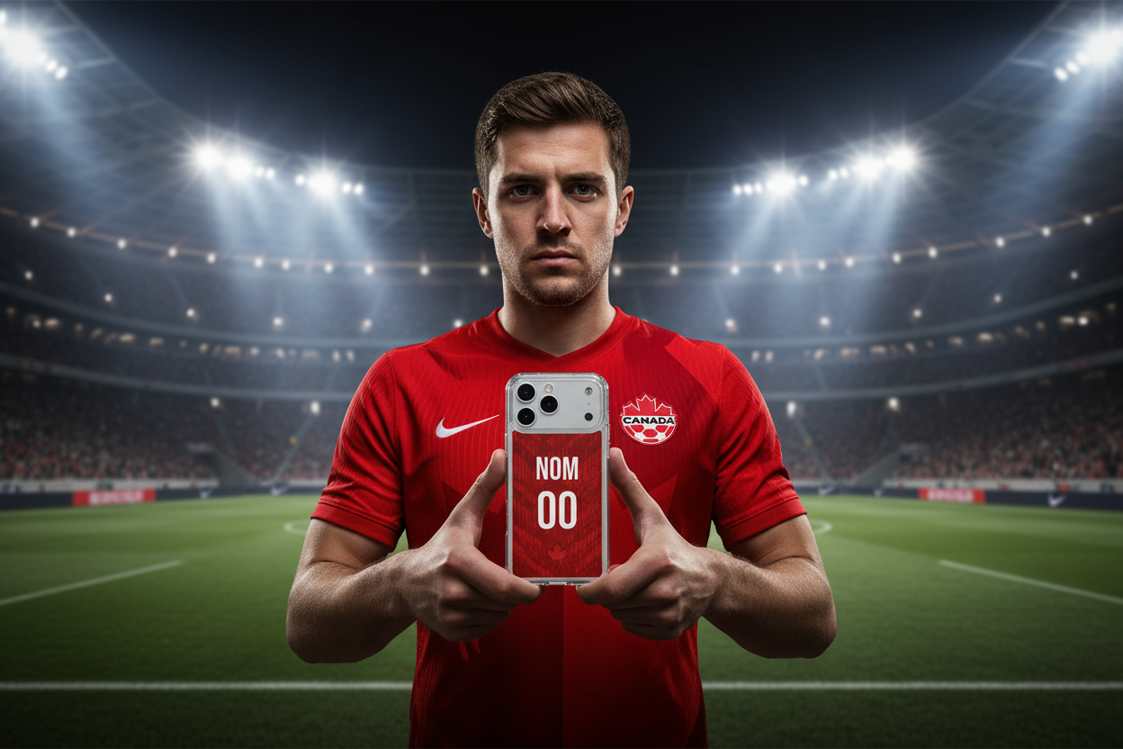 Joueur Canada maillot rouge Nike 2026